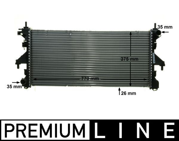 MAHLE CR 885 000P Radiator, engine cooling