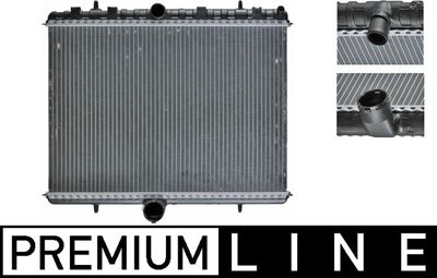 Radiator, engine cooling MAHLE CR 889 000P