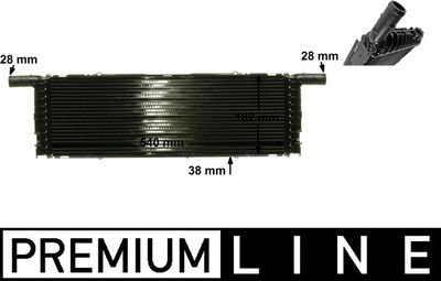 Radiator, engine cooling MAHLE CR 89 000P