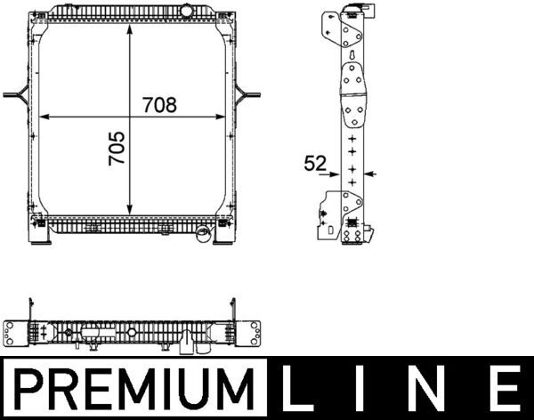 MAHLE CR 894 000P Radiator, engine cooling