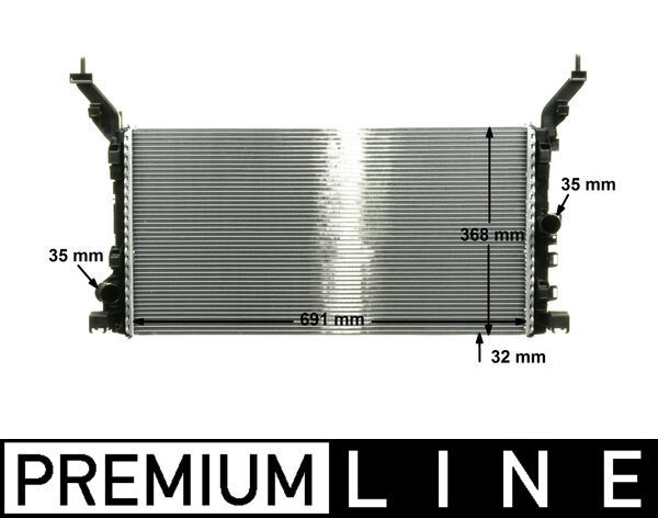 MAHLE CR 895 000P Radiator, engine cooling