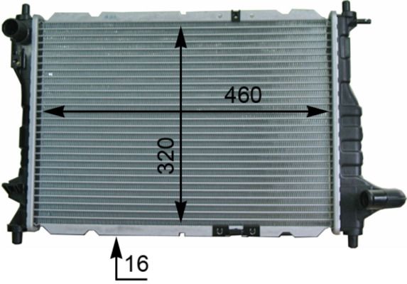 MAHLE CR 944 000S Radiator, engine cooling