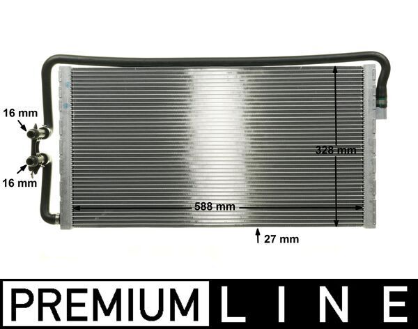 MAHLE CR 1044 000P Low Temperature Cooler, charge air cooler