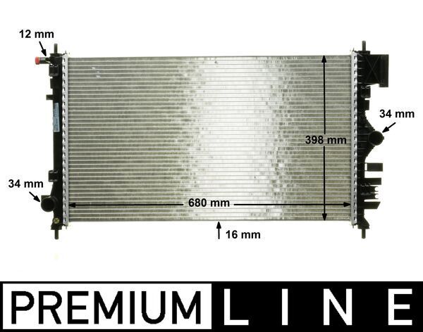 MAHLE CR 1097 000P Radiator, engine cooling
