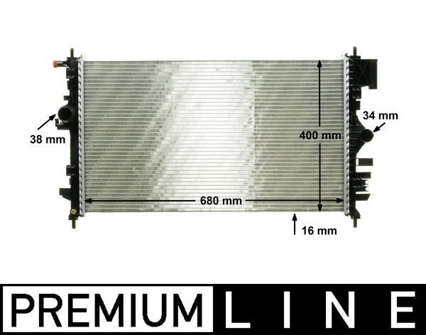 MAHLE CR 1099 000P Radiator, engine cooling