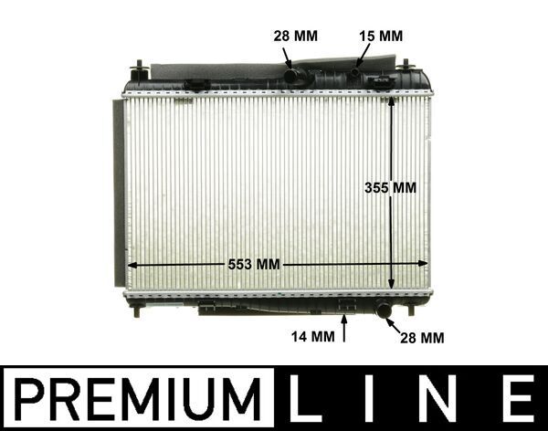 MAHLE CR 1135 000P Radiator, engine cooling