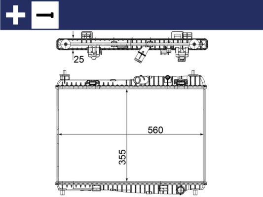 MAHLE CR 1135 000S Radiator, engine cooling