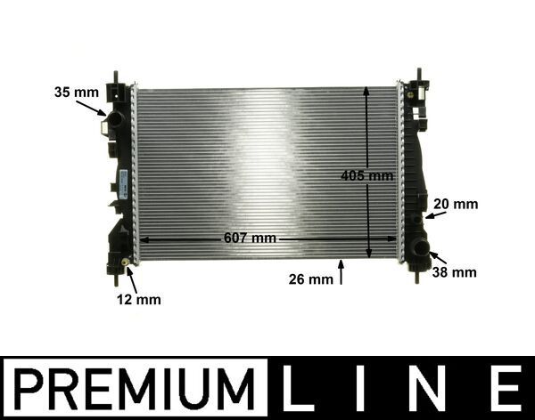 MAHLE CR 1180 000P Radiator, engine cooling