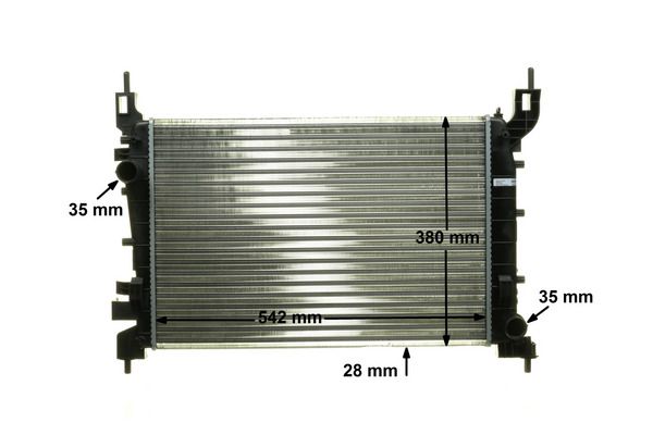 MAHLE CR 1193 000P Radiator, engine cooling