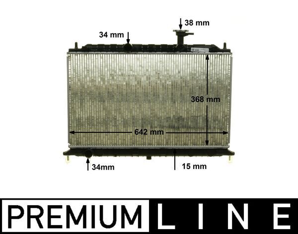 MAHLE CR 1303 000P Radiator, engine cooling