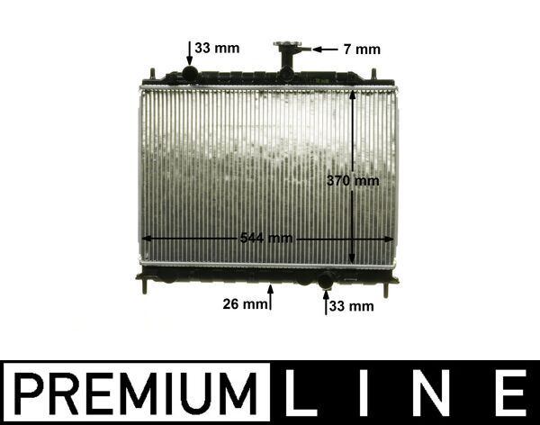MAHLE CR 1304 000P Radiator, engine cooling