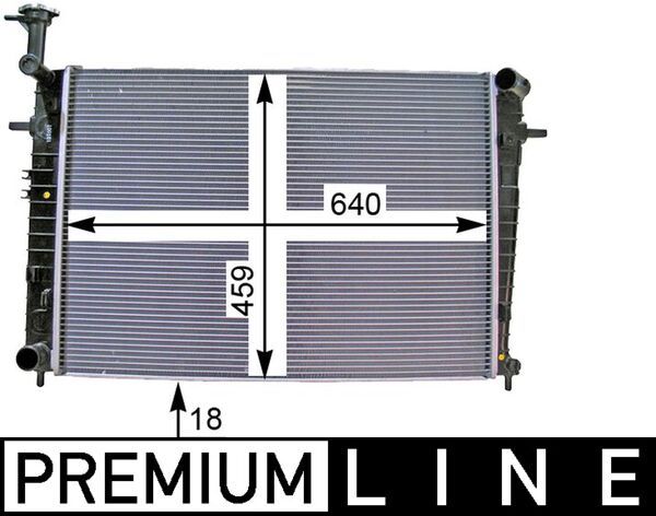 MAHLE CR 1333 000P Radiator, engine cooling