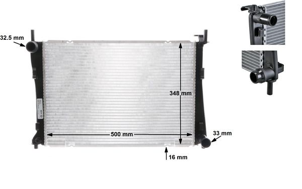 MAHLE CR 1355 000S Radiator, engine cooling