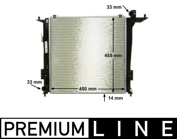 MAHLE CR 1368 000P Radiator, engine cooling
