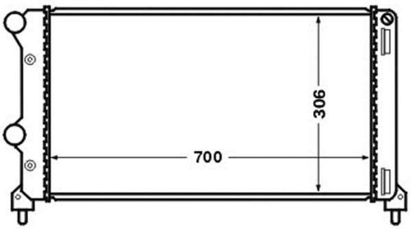 MAHLE CR 1448 000S Radiator, engine cooling