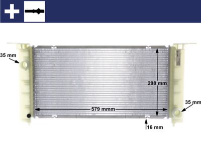 Radiator, engine cooling MAHLE CR 1449 000S