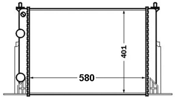 MAHLE CR 1450 000S Radiator, engine cooling