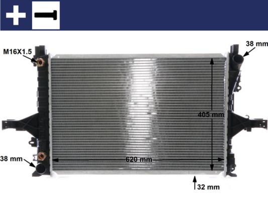 MAHLE CR 1547 000S Radiator, engine cooling