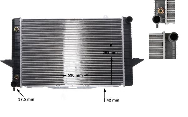 MAHLE CR 164 000S Radiator, engine cooling
