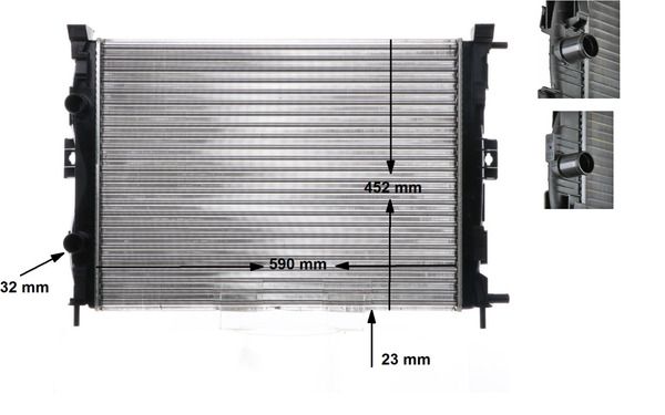 MAHLE CR 1690 000S Radiator, engine cooling