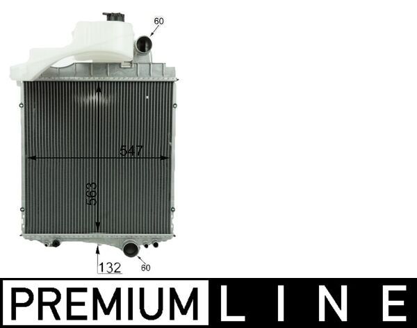 MAHLE CR 1730 000P Radiator, engine cooling