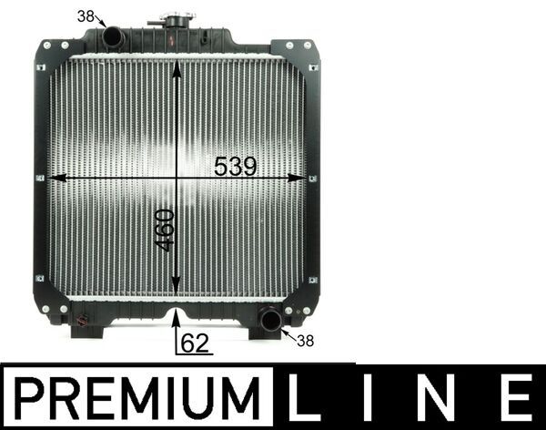 MAHLE CR 1936 000P Radiator, engine cooling