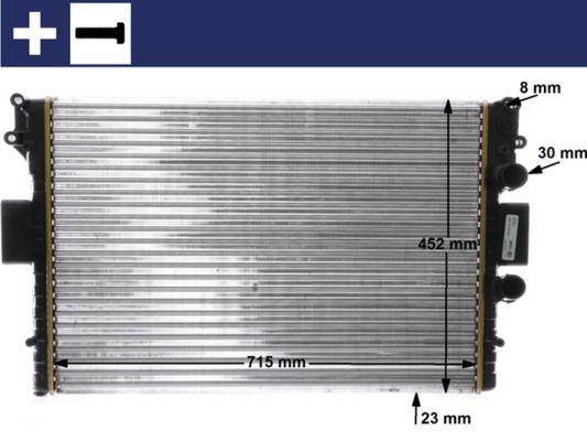 MAHLE CR 2006 000S Radiator, engine cooling