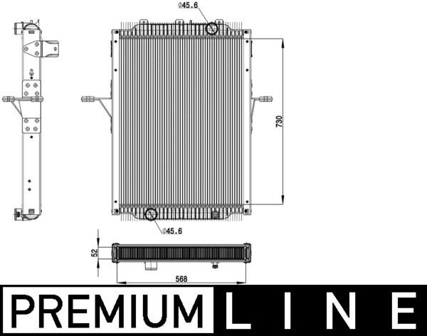 MAHLE CR 2098 000P Radiator, engine cooling