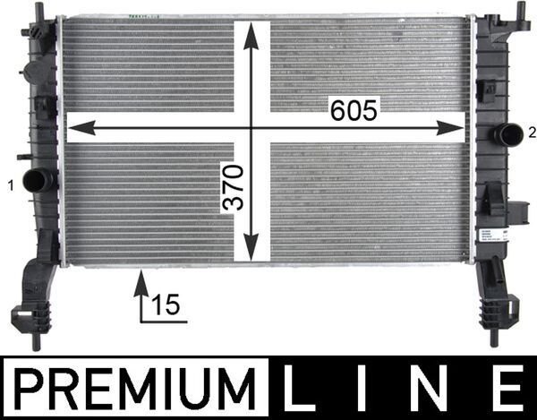 MAHLE CR 2119 000P Radiator, engine cooling