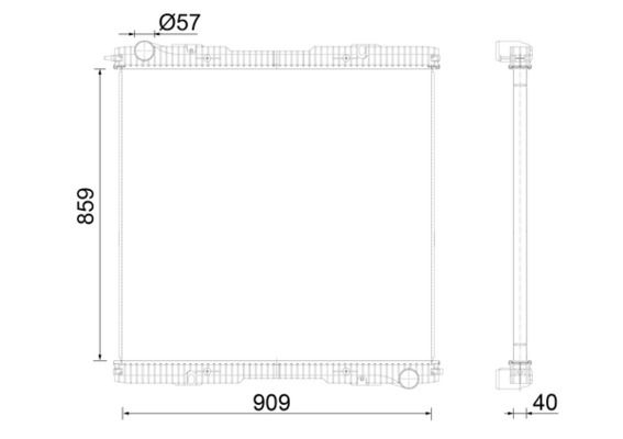 MAHLE CR 2151 000S Radiator, engine cooling
