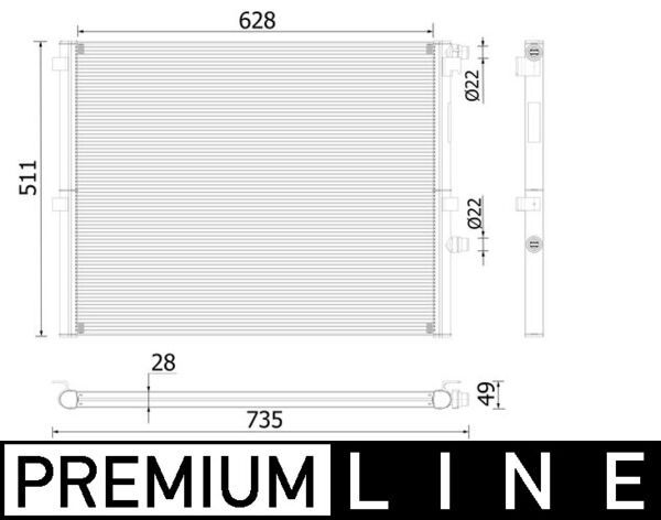 MAHLE CR 2307 000P Radiator, engine cooling