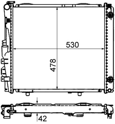 MAHLE CR 290 000S Radiator, engine cooling