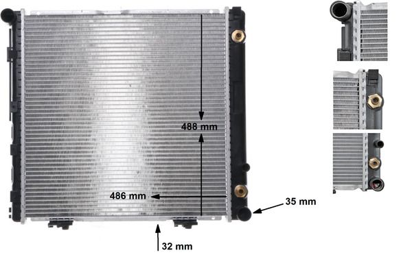 MAHLE CR 291 000S Radiator, engine cooling