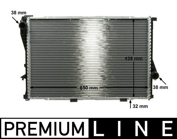 MAHLE CR 295 000P Radiator, engine cooling