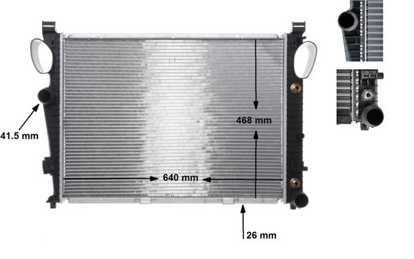 MAHLE CR 304 000S Radiator, engine cooling