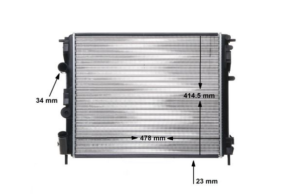 MAHLE CR 35 000S Radiator, engine cooling