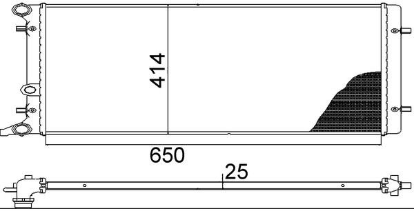 MAHLE CR 368 001S Radiator, engine cooling