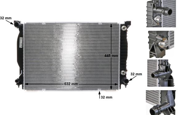 MAHLE CR 424 000S Radiator, engine cooling