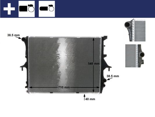 MAHLE CR 571 000S Radiator, engine cooling