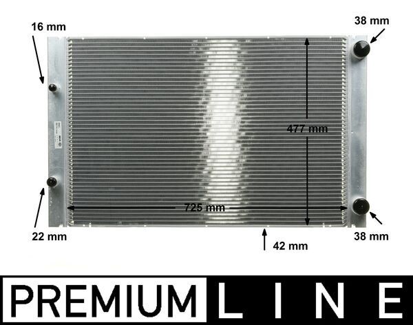 MAHLE CR 576 000P Radiator, engine cooling