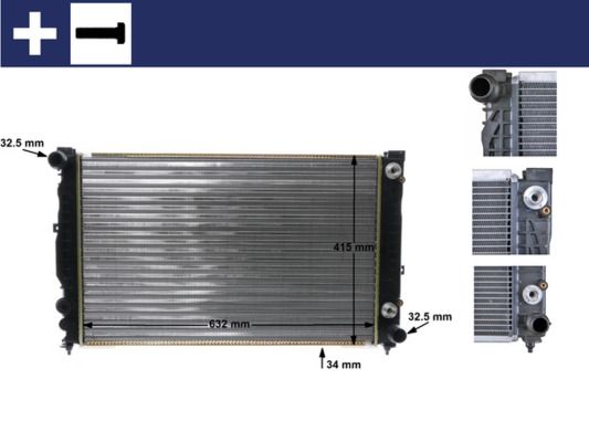 MAHLE CR 648 000S Radiator, engine cooling