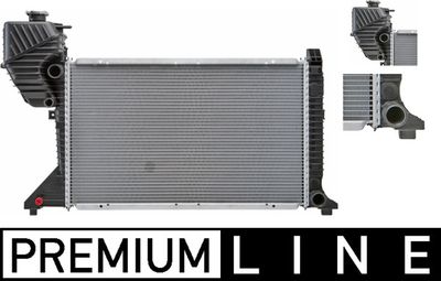 Radiator, engine cooling MAHLE CR 697 000P