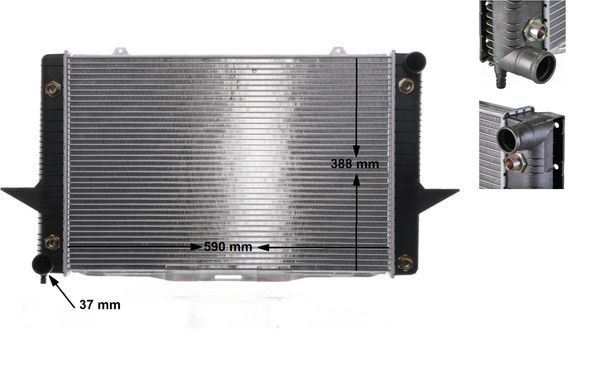 MAHLE CR 764 000S Radiator, engine cooling