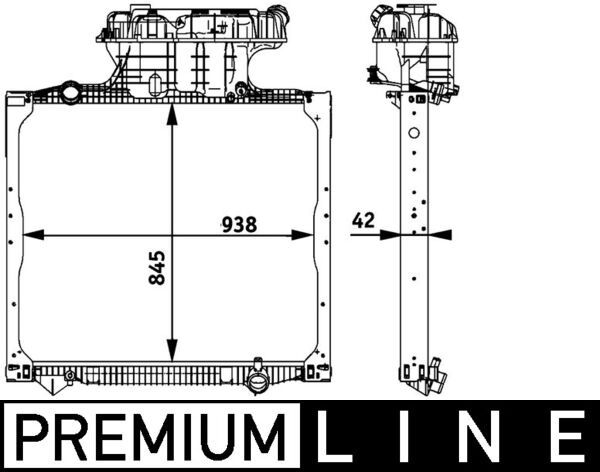 MAHLE CR 770 000P Radiator, engine cooling