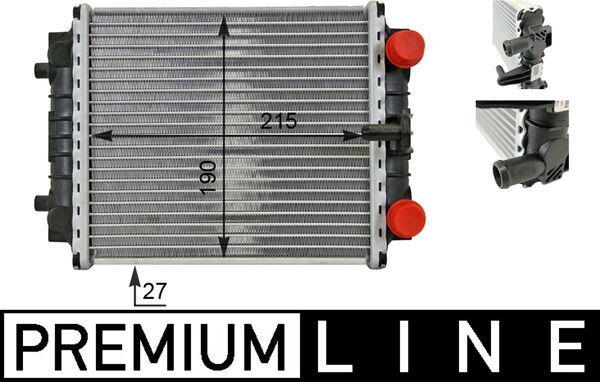 MAHLE CR 80 000P Radiator, engine cooling