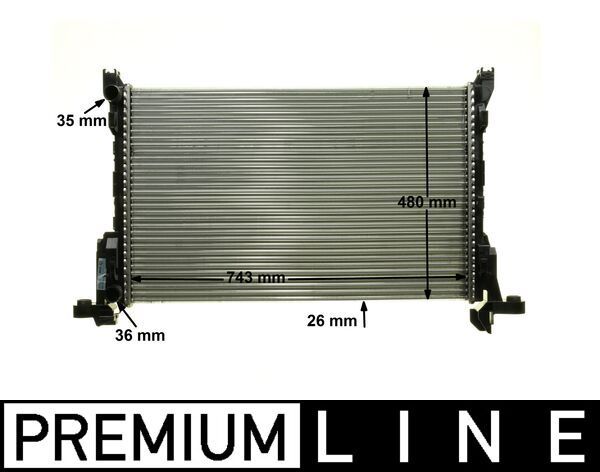 MAHLE CR 85 000P Radiator, engine cooling