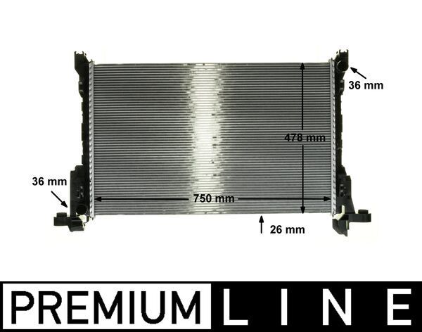 MAHLE CR 86 000P Radiator, engine cooling