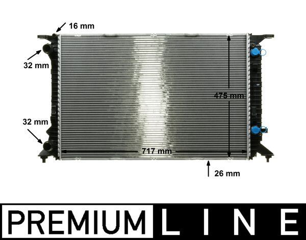 MAHLE CR 910 000P Radiator, engine cooling