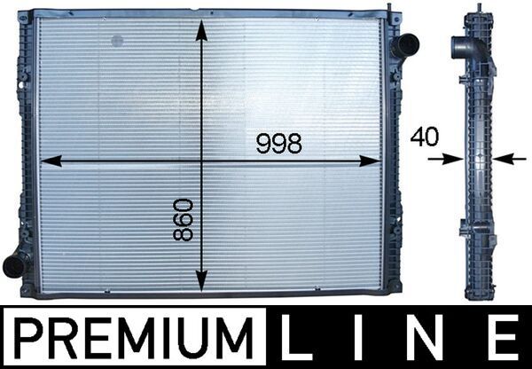 MAHLE CR 916 000P Radiator, engine cooling