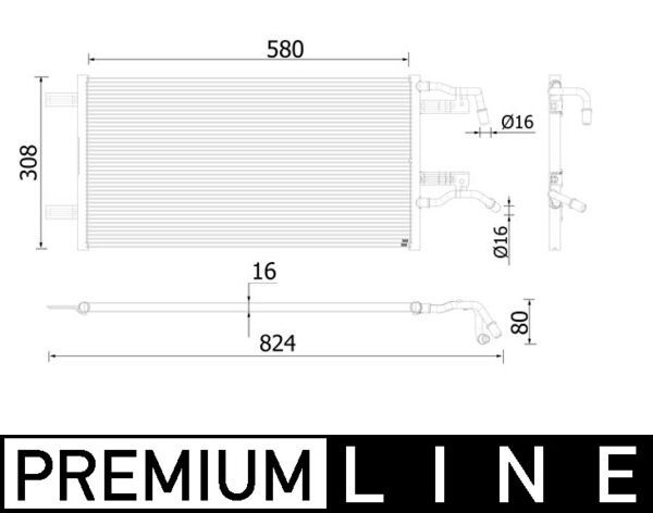 MAHLE CR 935 000P Radiator, engine cooling
